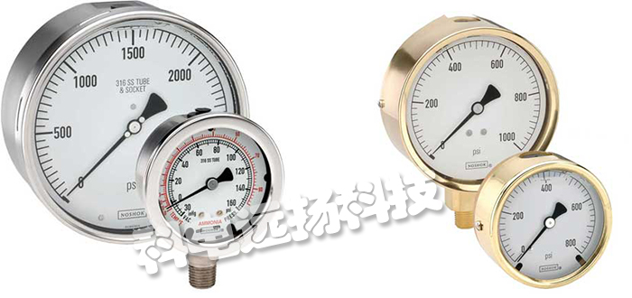 美國(guó)NOSHOK隔膜式差壓表1100系列